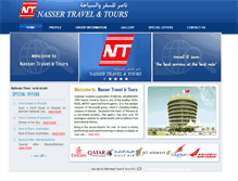 Tablet Screenshot of nassertravelbahrain.com